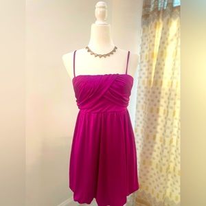 Forever 21  medium pink mini dress adjustable straps 100% polyester